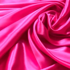 Tecido Cetim Charmousse Rosa Pink