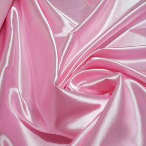 Tecido Cetim Charmousse Rosa Bebê