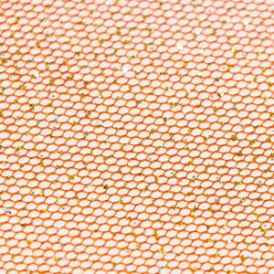 Tecido Tule Glitter Terracota
